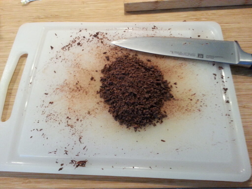 Mørk chokoladesauce