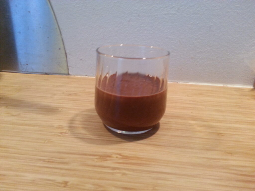 Mørk chokoladesauce