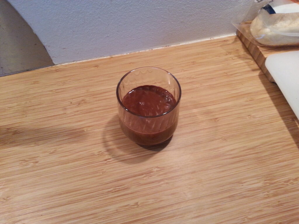 Mørk chokoladesauce