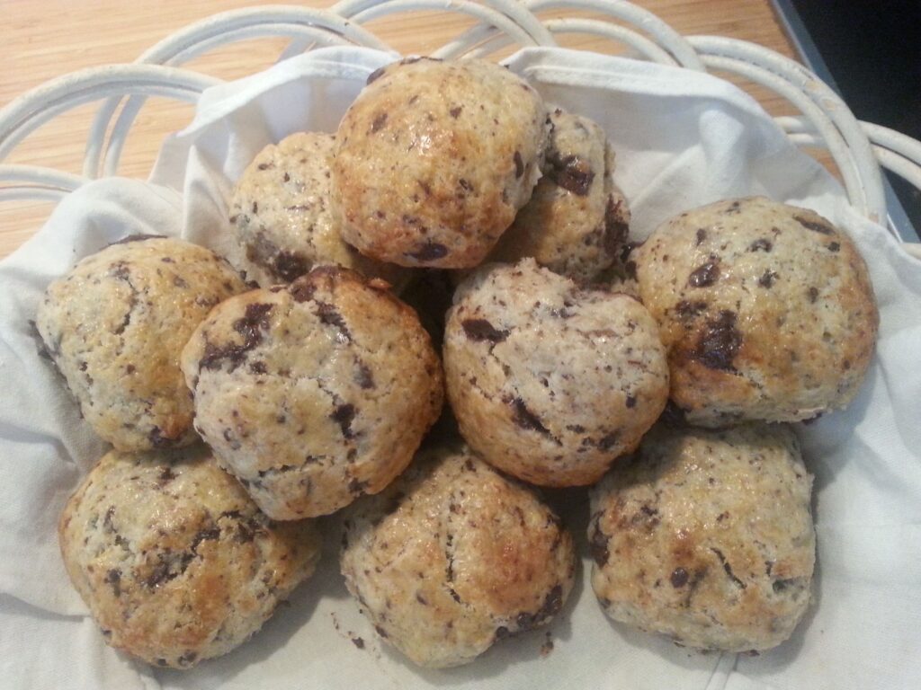 Chokoladescones