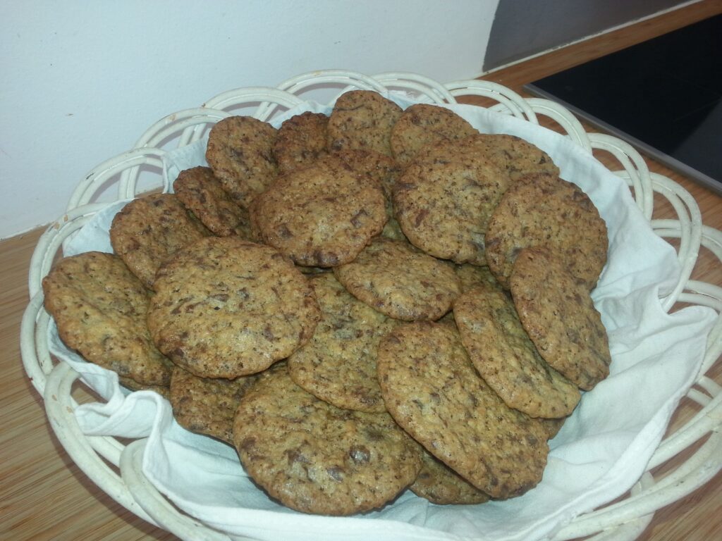 Chokolade-havre småkager