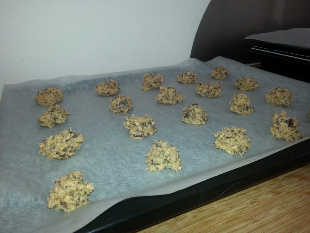 Chokolade-havre småkager