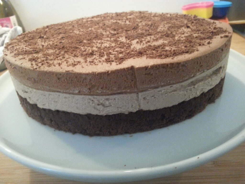Chokolade-nougat-mousse-kage